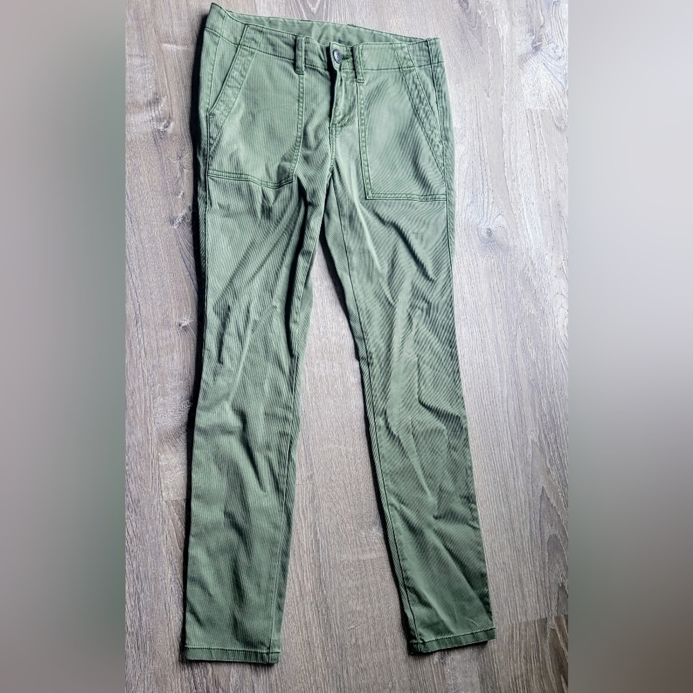 CAbi Olive Green Skinny Pants